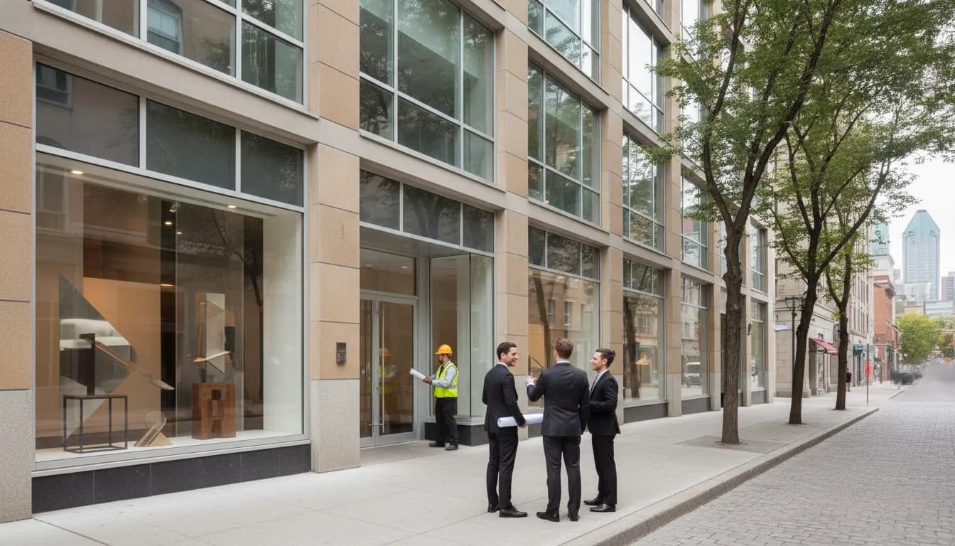Professional oversight of a Montreal commercial building