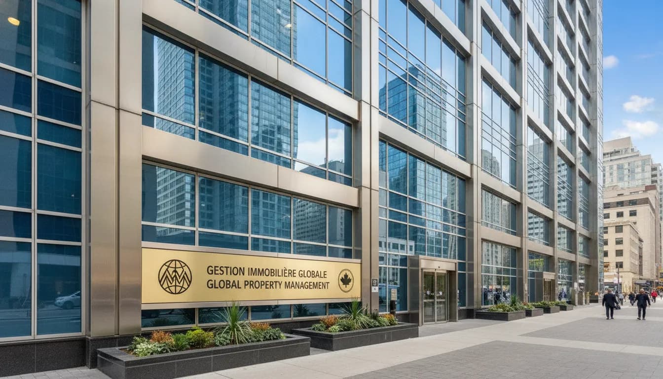 Montreal building exterior with professional property management, remotely managing Montreal real estate